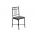 I 1014 Dining Set -5 Pcs/ White Marble look top/Black Metal (Online Only)