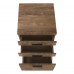 A-0047 Filing Cabinet-3 Drawer /Brown Reclaimed wood/castors (Online only)