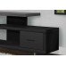 I 2575 TV Stand-60" L /Black/ Grey top with 1 Drawer (Online only)