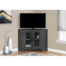 A-6172 TV Stand-42" L/ Black reclaimed Wood-Look Corner (Online Only )