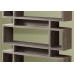 I 3251 Bookcase Dark Taupe Modern Style (Online Only)