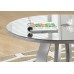 I 3725 Coffee Table-36" Dia/Brushed Silver/Mirror (Online Only)