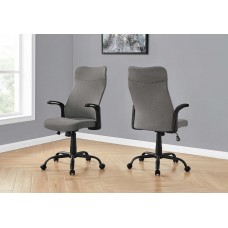 A-5237 Office Chair- Black/Dark Grey Fabric/ Multi Position (Online Only)