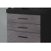 I 7403 Filing Cabinet-3 Drawer/ Black/Grey on Castors (Online Only)