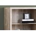 I 7406 Bookcase Taupe Reclaimed Wood-Look with Adjustable Shelves (Online Only)
