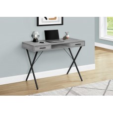I 7792 Computer Desk-42 "L/Grey/Black Metal (Online Only)