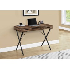 I 7794 Computer Desk-42"L/ Brown Reclaimed Wood/Black Metal (Online Only)
