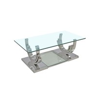 Crescent Coffee Table Silver (Online only)
