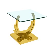 Crescent end Table Gold (online only)