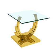 Crescent end Table Gold (online only)
