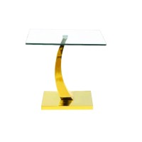 Logan End Table Gold (online only)