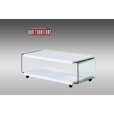 Madonna White Glossy Regular Size Coffee table (Online only)