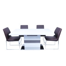 Maxwell Extension High gloss Dining Table (Online only)