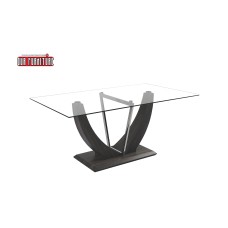 G13 RECTANGLE  SILVER DINING TABLE   (EXCLUSIVE ONLINE SALE !)