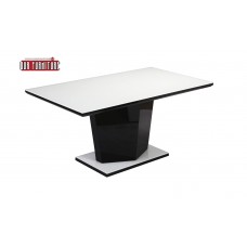Omega Dining table with White glass top (Online only)