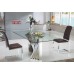 Windsor  Clear Tempered glass Dining table (Online only)