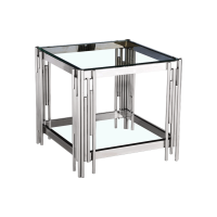 34-036 Vegas Silver Side Table (Online Only)