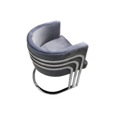 34-060 SILVER DERBY ACCENT CHAIR  (EXCLUSIVE ONLINE SALE !)