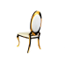 53-002 Gold Janet Dining Chair (Online only)