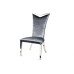 53-021 Camio Silver Stainless Steel Frame Dining Chair (online only)