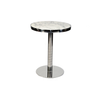 53-168 Darcy 24" Dia. Marble Top Dining Table (Online only)