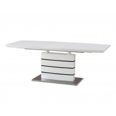 Bentz - Glass Top Extendable Dining Table (Online only)