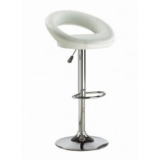 ST-138-W  White PU Bar Chair. SET OF 2 CHAIRS (Online only)