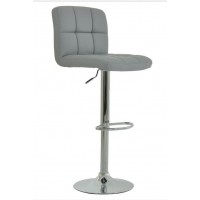 ST-139-G  Grey PU Adjustable Bar Chair. (Online only)