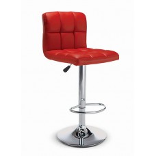 ST-139-R Red PU Adjustable Bar Chair.  SET OF 2 CHAIRS. (Online only)