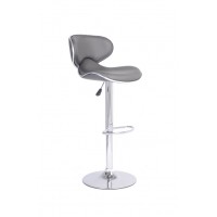 ST-7704 Grey PU Adjustable Bar Stool.  SET OF 2 CHAIRS (Online only)
