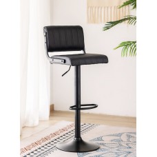 ST-7800  Soft Black Premium PU Bar Chair (SET OF 2 CHAIR) Online only