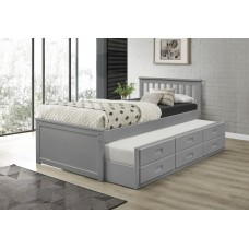 IF-300-G Captain, Pull-out trundle Bed Single/Single size. (Online only)