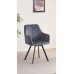 C-1412 Soft Dark Grey Velvet Dining Chair. SALE JUST SET OF 2 CHAIRS. (Online only)