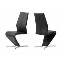 C-1782 Contemporary “Z” shaped design Dining Chair.SALE JUST SET OF 2 CHAIRS. (Online Only)