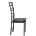 C-1026 BLACK PU DINING CHAIR. ( Set of 4 Chairs ) Online Only