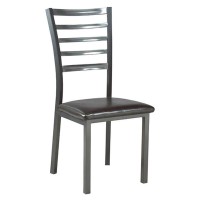 C-1026 BLACK PU DINING CHAIR.  Set of 4 Chairs ( (ONLINE ONLY)