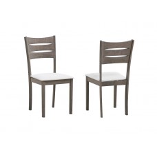 C-1052 Creme Fabric seat Dining chair (Online only)
