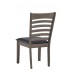 C-1081 Black PU Seat Dining Chair . SALE JUST SET OF 2 CHAIRS (Online only)