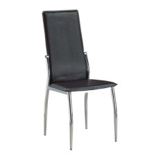 C-5069 BLACK PU DINING CHAIR  ( (ONLINE ONLY)
