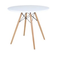 T-1405 Round Lacquered Eiffel Dining Table (Online Only)