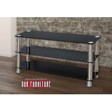 IF-5000 BLACK GLASS  TV STAND (EXCLUSIVE ONLINE SALE !)