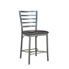ST-1004 Black PU Pub Stool. SET OF 2 CHAIRS (Online only)