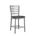 IF-1004 3 Pcs. Grey Metal with Marble top Table+ 2 chairs (Online only)