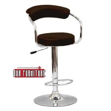 ST-7500-E Espresso PU Adjustable Bar stool. (Online only)