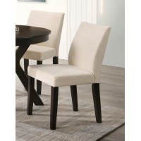 C-1085 Creme Cushion seat Dining Chair . SET OF 2 CHAIRS (Online only)