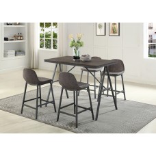 IF-1070 -Wood Pub Table Top and 4 Chairs (Online Only)