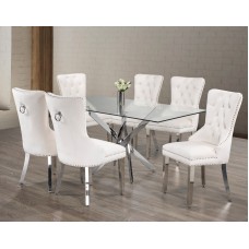 IF-1448/C-1263 -7 Pcs. Dining Set (Online only )