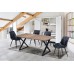 T-1812  Wood Table With Black Metal Legs (Online only)
