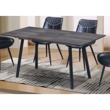 IF-1814 Wooden Dining Table with self-Storing Butterfly Extension Leaf 
