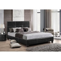 IF-130-B Black PU  Queen size bed (Online only)